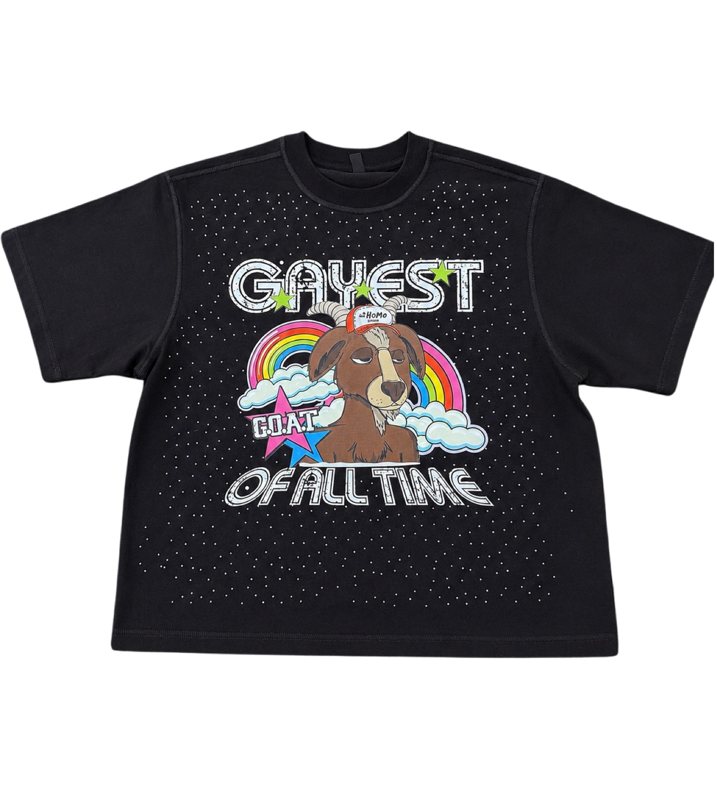 GAYEST OF ALL TIME (G.O.A.T.) – Masc Box Fit Shirt