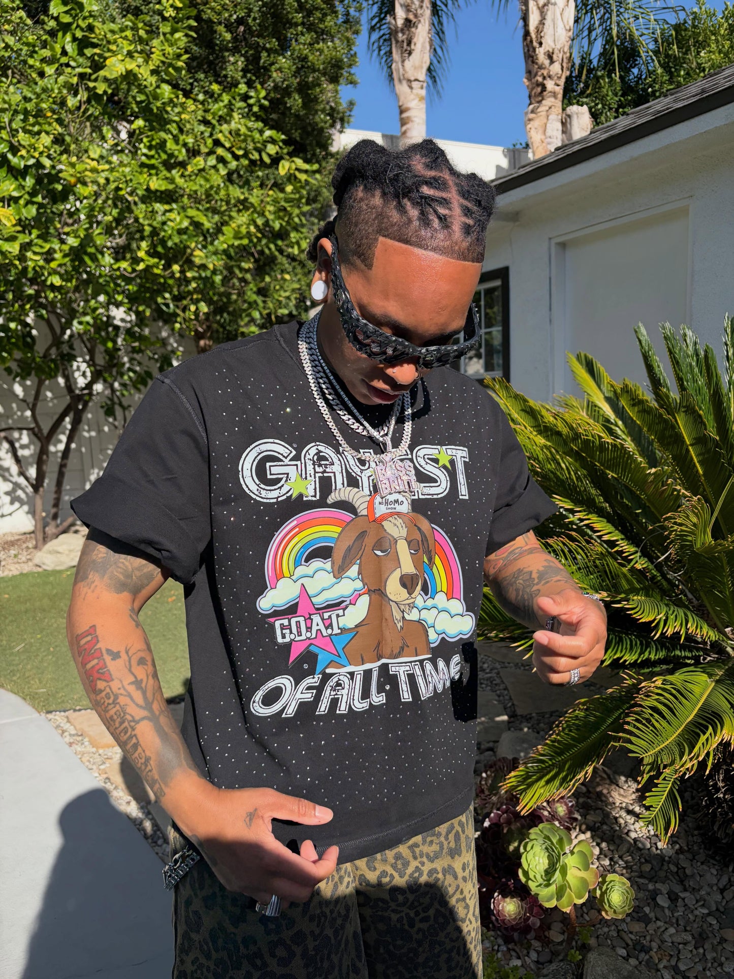 GAYEST OF ALL TIME (G.O.A.T.) – Masc Box Fit Shirt